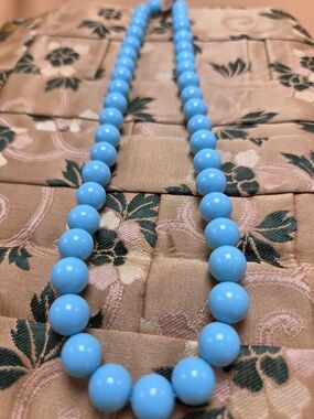 Blue Beaded Necklace - Women Jewelry